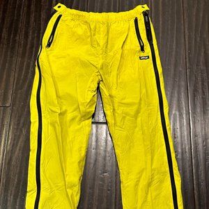 stussy trackpants with side zippers